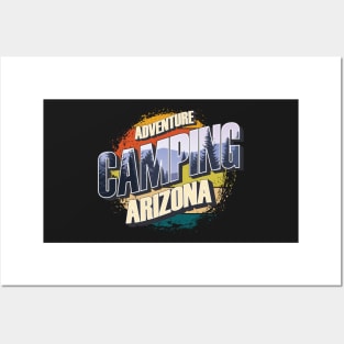 Camping Arizona USA Posters and Art